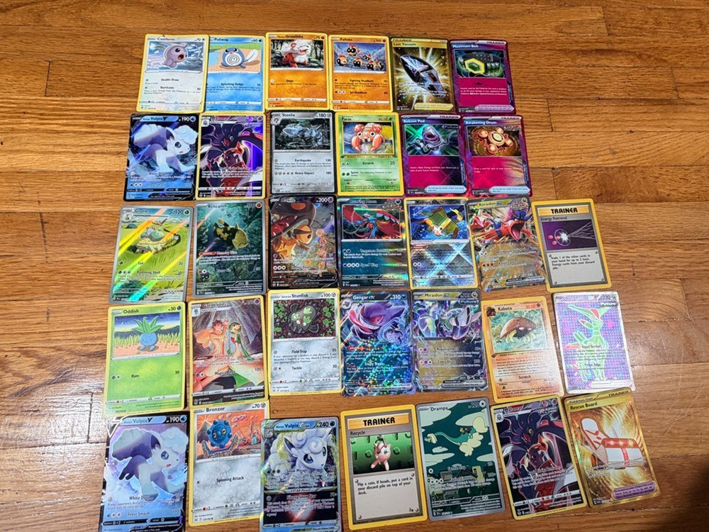 32 Pokémon Card Lot Gengar ex 193/162 Koraidon ex 247/198 Gold & IR
